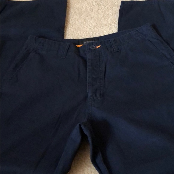 MEN - EXPRESS Blue Dress Pants- Size W30/L30 - Picture 6 of 8